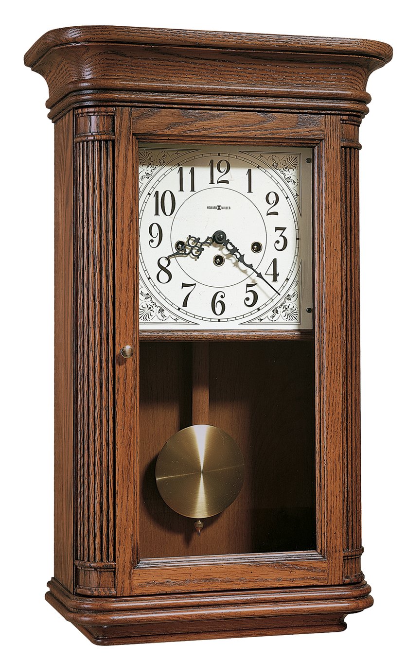 Hekman Furniture 613108 Sandringham Wall Clock - Elegant Oak Finish, Westminster Chimes, Perfect For Any Room! Yorkshire Oak Sandringham Wall Clock 613108