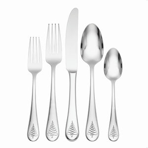 Lenox Noella 65-Piece Flatware Set Metallic, STAINLESS METAL 894646