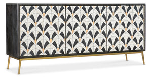 Melange Renee Credenza Black Melange Collection 628-85718-99 Hooker Furniture