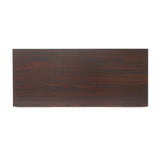 Christopher Knight Home® - Noble House - Wilnona Modern 3-Shelf Walnut Finished Faux Wood Cabinet with Sonoma Oak Interior