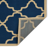 Christopher Knight Home® - Noble House - Serafin Indoor Geometric 5 X 8 Area Rug, Navy and Ivory