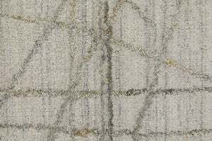 Feizy Rugs Whitton Handwoven Wool & Viscose Abstract Rug | Modern Industrial Design For Stylish Interiors Ivory,Gray Viscose,Wool Wtn8894fivychlp00