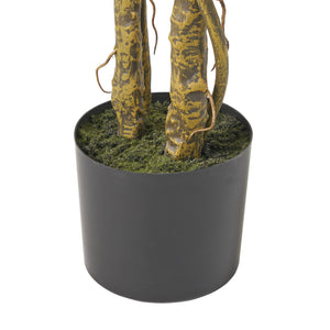 English Elm 120cm Artificial Monstera Tree Lifelike Tropical Split Leaf Plant for Living Spaces 70531.00