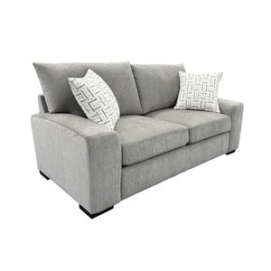 Porter Designs Clayton Modern Upholstered Loveseat – Chic Comfort For Stylish Living Rooms And Cozy Nights Gray Fabric 01-207-02-4345