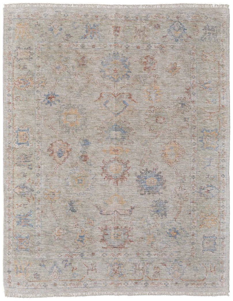 Feizy Rugs Caldwell Handwoven Wool And Viscose Area Rug – Elegant Floral Design For Transitional Spaces Brown,Tan,Blue Wool,Viscose 8798978fivymlte70