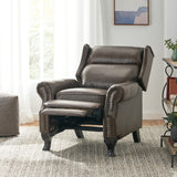 Christopher Knight Home® Noble House 35.43" Wide Faux Leather Manual Wing Chair Recliner