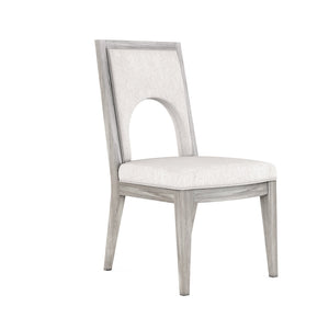 A.R.T. Furniture Set Of 2 - Vault Upholstered Side Chair - Elegant Mink Finish, Performance Fabric, Perfect For Modern Dining Spaces - Set Of 2 Gray Parawood Solids,Foam,Fabric 285206-2354