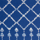 Nourison Whimsicle WHS02 Machine Made Power-loomed No Border Indoor Only Bohemian Farmhouse Rug Navy, Navy 100% Polypropylene 99446831026