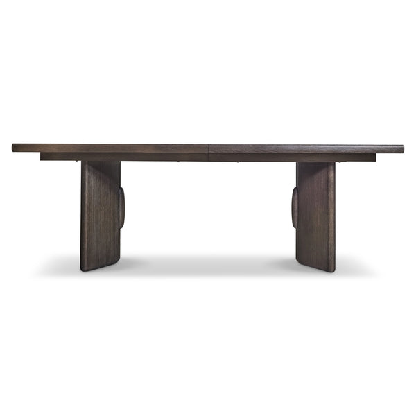 Bernhardt Bernhardt Geneve Wire-brushed Oak Dining Table with Architectural Base Seats Eight K2291