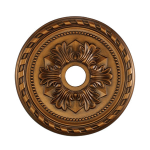 Atlas Corinthian 22'' Wide Ceiling Medallion - Elegant Architectural Accent for Modern Home Decor Antique Bronze LA11041-BZ