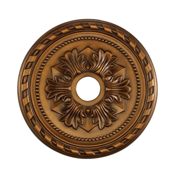 Atlas Corinthian 22'' Wide Ceiling Medallion - Elegant Architectural Accent for Modern Home Decor Antique Bronze LA11041-BZ