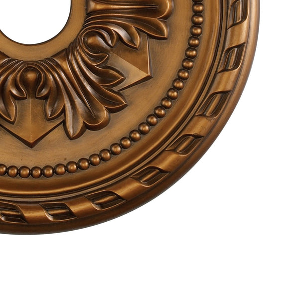 Atlas Corinthian 22'' Wide Ceiling Medallion - Elegant Architectural Accent for Modern Home Decor Antique Bronze LA11041-BZ