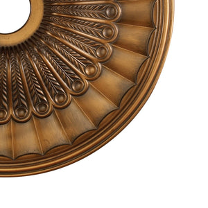 Atlas Hillspire Ceiling Medallion - Ornate Design for Classic Charm, Easy Installation for Any Room Antique Bronze LA11046-BZ
