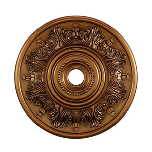 Atlas Lauderdale Decorative Medallion - Timeless Ceiling Accent for Chandeliers and Pendant Lights Antique Bronze LA11047-BZ