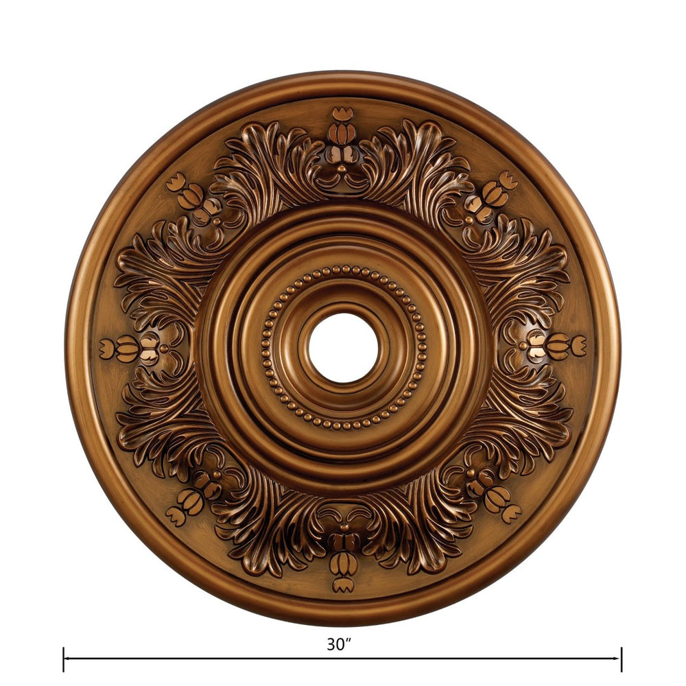 Atlas Lauderdale Decorative Medallion - Timeless Ceiling Accent for Chandeliers and Pendant Lights Antique Bronze LA11047-BZ