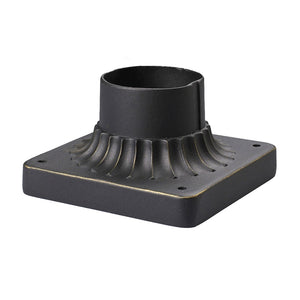 Atlas Outdoor Accessory Pier Mount - Durable Weather-Resistant Base for Stylish Outdoor Lighting Solutions LA11080-BK
