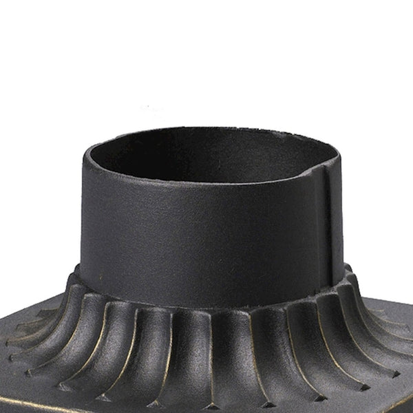 Atlas Outdoor Accessory Pier Mount - Durable Weather-Resistant Base for Stylish Outdoor Lighting Solutions LA11080-BK