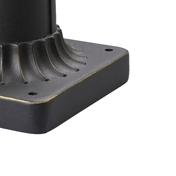 Atlas Outdoor Accessory Pier Mount - Durable Weather-Resistant Base for Stylish Outdoor Lighting Solutions LA11080-BK