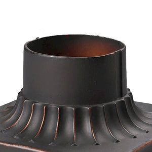 Atlas Outdoor Accessory Pier Mount Base - Durable Clay Bronze Finish for Secure Lighting Installation LA11080-BZ1