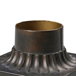 Atlas Outdoor Accessory Pier Mount Base - Durable Hazelnut Bronze Finish for Lanterns & Post Lights LA11080-BZ2