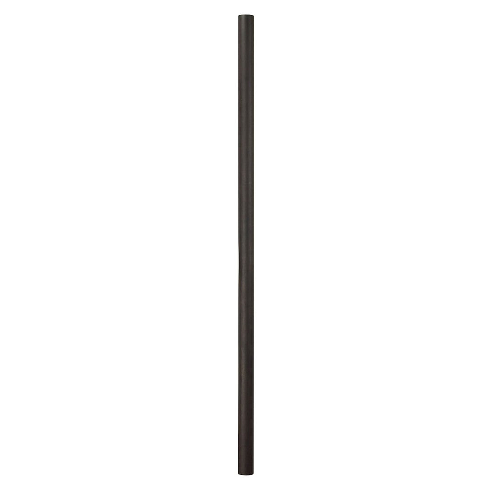 Atlas Outdoor Accessory Pole - Durable Weathered Charcoal Lamp Post for Lanterns & Planters, 84" Tall LA11081-BK