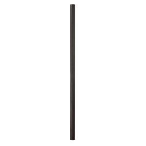 Atlas Outdoor Accessory Pole - Durable Weathered Charcoal Lamp Post for Lanterns & Planters, 84" Tall LA11081-BK