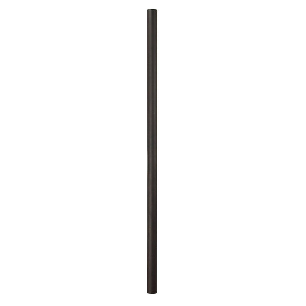 Atlas Outdoor Accessory Pole - Durable Weathered Charcoal Lamp Post for Lanterns & Planters, 84" Tall LA11081-BK