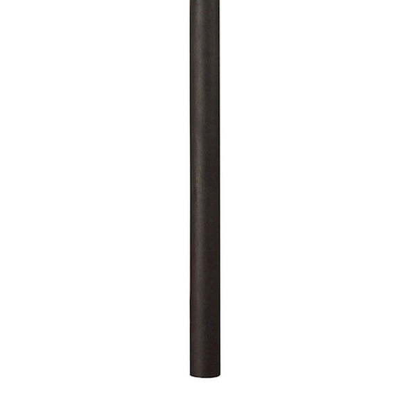 Atlas Outdoor Accessory Pole - Durable Weathered Charcoal Lamp Post for Lanterns & Planters, 84" Tall LA11081-BK