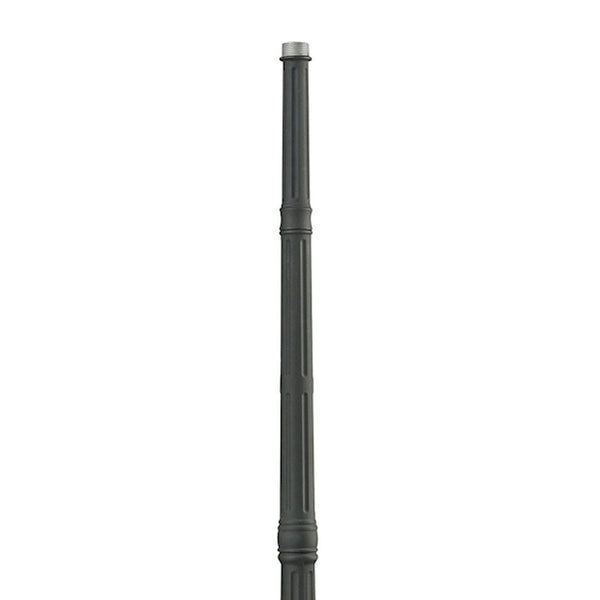 Atlas Outdoor Post - Charcoal Metal Lantern Support for Modern Outdoor Spaces, Durable & Weather-Resistant LA11082-BK