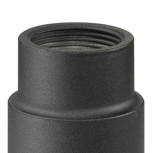 Atlas Post Connector - Charcoal Finish, Durable Metal Design for Outdoor Lighting Fixtures & Easy Installation LA11083-GY
