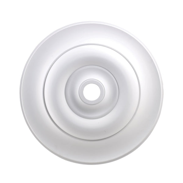 Atlas Apollo 32'' Wide Medallion - Elegant White Architectural Accent for Ceiling Fixtures & Chandeliers LA11100-WH