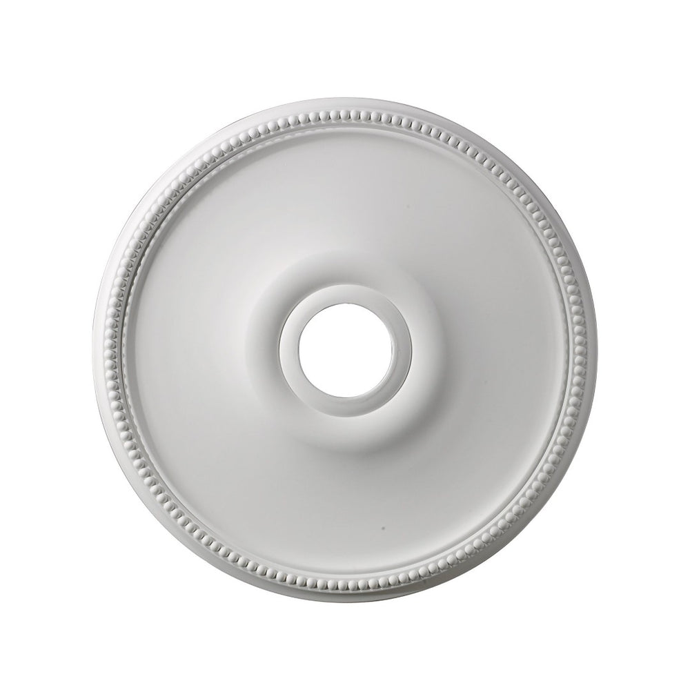 Atlas Brittany 19'' White Medallion - Timeless Ceiling Accent for Chandeliers & Elegant Home Décor LA11101-WH