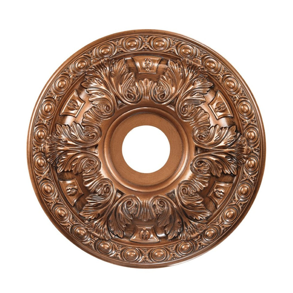 Atlas Pennington Decorative Medallion - Timeless Acanthus Design for Elegant Ceiling Fixtures & Spaces White 28'' LA11050-WH