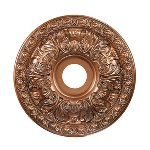 Atlas Pennington Decorative Medallion - Timeless Acanthus Design for Elegant Ceiling Fixtures & Spaces Antique Bronze LA11119-BZ