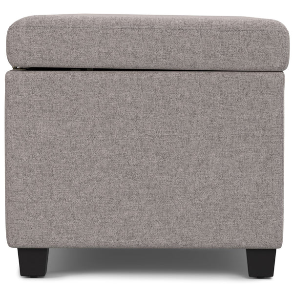 English Elm Avalon Extra Large Storage Ottoman Bench In Cloud Grey – Stylish Seating With Hidden Storage Solutions B136P158653