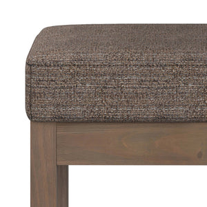 English Elm Milltown Compact Ottoman Bench In Mink Brown - Versatile Footstool For Modern Home Décor & Style B136P159090