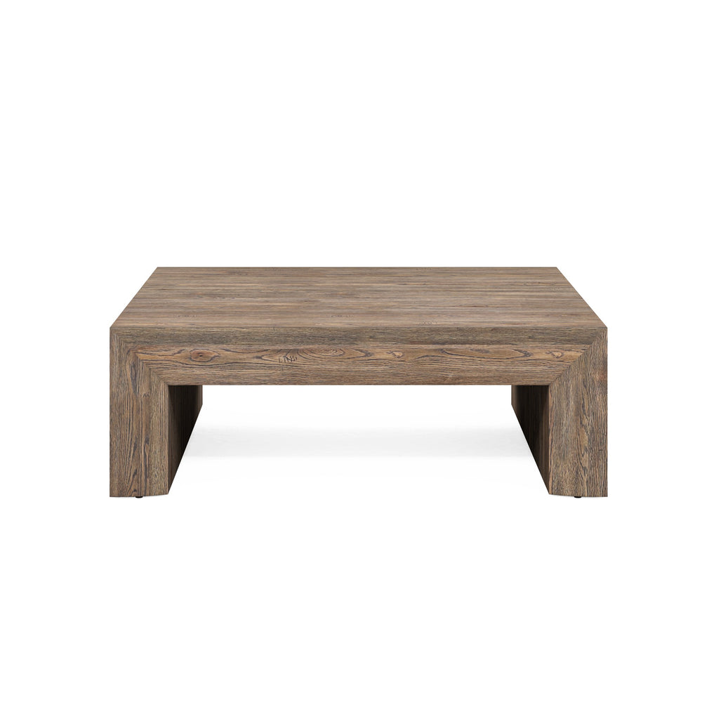A.R.T. Furniture Stockyard Smoked Cocktail Table - Transitional Design With Ash Solids & Oak Veneers For Luxury Living Brown Ash Solids,Knotty White Oak Veneers 284301-2303