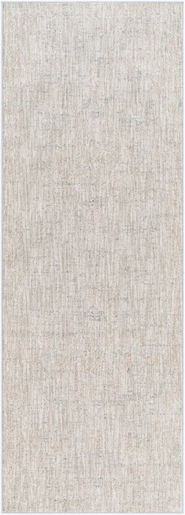 Livabliss Laila Traditional Polyester Area Rug Turkish High Low Pile for Living or Dining Rooms Olive, Light Gr 2'7" x 7'3" LAA2301-2773