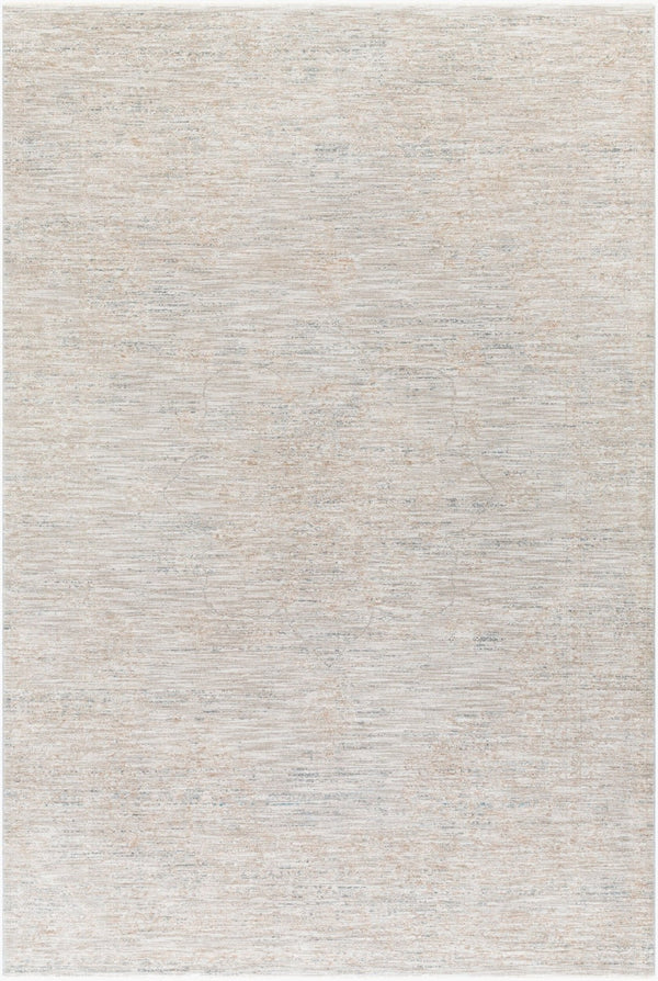 Livabliss Laila Traditional Polyester Area Rug Turkish High Low Pile for Living or Dining Rooms Olive, Light Gr 6'7" x 9'6" LAA2301-6796