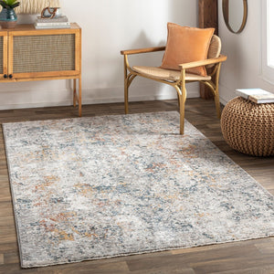 Livabliss Laila Dimensional High Low Polyester Area Rug for Living and Dining Spaces Light Gray, Whi 7'10" x 10'2" LAA2304-710103