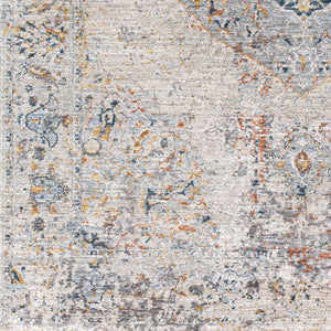 Livabliss Laila Medallion Area Rug with Tassel Fringe Polyester Woven Square Living Room Accent Rust, Teal 7'10" x 7'10" LAA2306-710RD