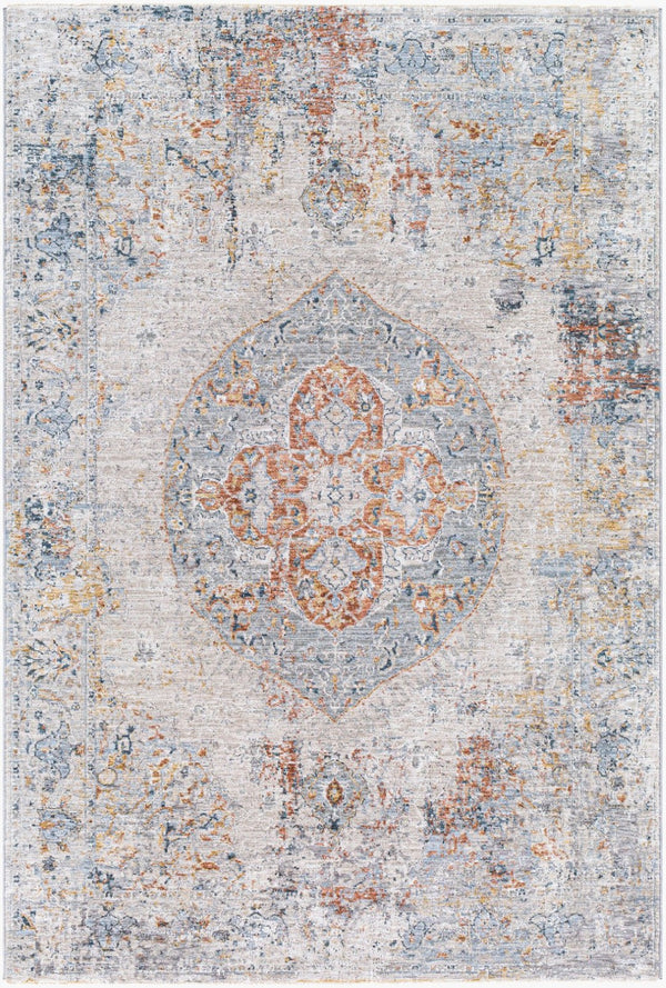 Livabliss Laila Traditional Area Rug with High Low Pile Woven in Turkey for Large Living Spaces Rust, Teal 10' x 13'11" LAA2307-1014