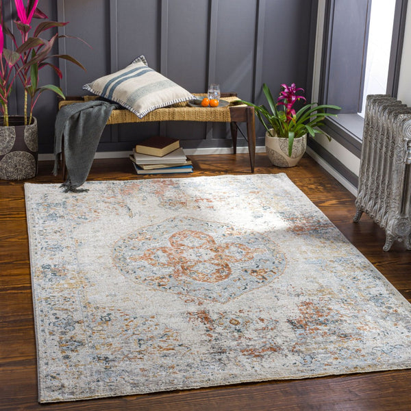 Livabliss Laila Traditional Area Rug with High Low Pile Woven in Turkey for Large Living Spaces Rust, Teal 10' x 13'11" LAA2307-1014