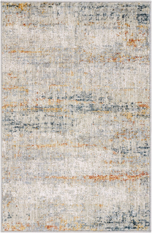 Livabliss Laila Geometric Fringe Area Rug Polyester Woven for Living Dining or Bedroom Use Teal, Dusty Sag 2' x 2'11" LAA2308-23