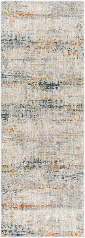 Livabliss Laila Geometric Fringe Area Rug Polyester Woven for Living Dining or Bedroom Use Teal, Dusty Sag 2'7" x 7'3" LAA2308-2773