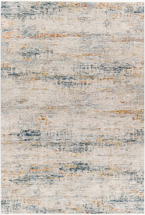 Livabliss Laila Geometric Fringe Area Rug Polyester Woven for Living Dining or Bedroom Use Teal, Dusty Sag 6'7" x 9'6" LAA2308-6796