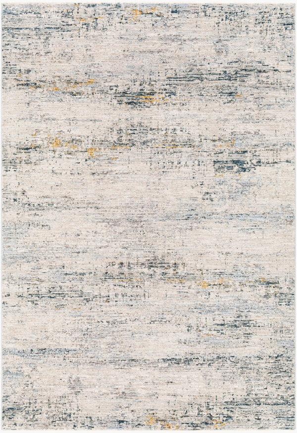 Livabliss Laila Minimalist Polyester Area Rug with Fringe Detail for Living and Dining Rooms Teal, Dusty Sag 10' x 13'11" LAA2309-1014