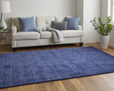 Feizy Rugs Luna Hand Woven Wool Area Rug - Stylish, Stain-resistant, Perfect For High Traffic Spaces & Decor Blue Wool 5798049fdbl000n95