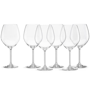 Lenox Tuscany Classics Red Wine Glass Set, Buy 4 Get 6 Clear, NO COLOR GLASS,CRYSTAL 831664