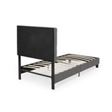 Christopher Knight Home® - Noble House - Eveleth Contemporary Upholstered Twin Bed Platform